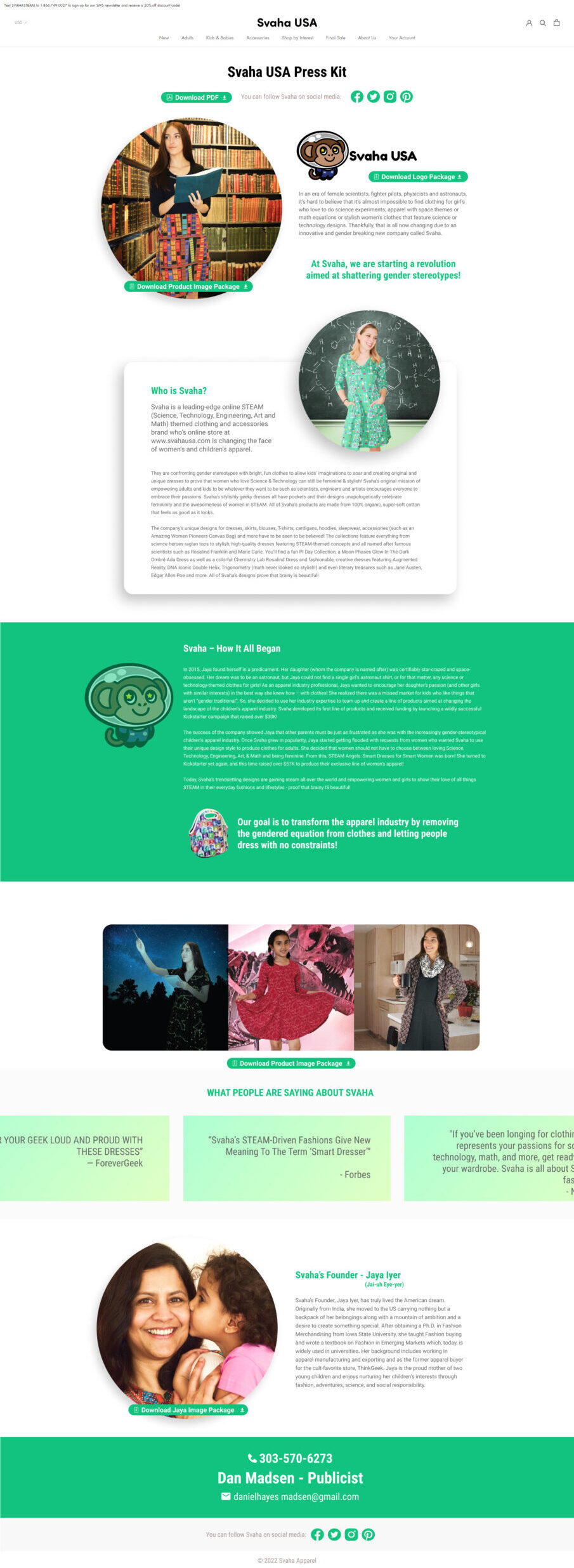 SvahaUSA-PressKit